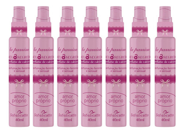 Kit 7 Perfume Calcinha Amor Proprio Feminino Intimo Atacado 0