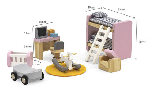 Polar B - Cuarto Niños De Madera 44036 1
