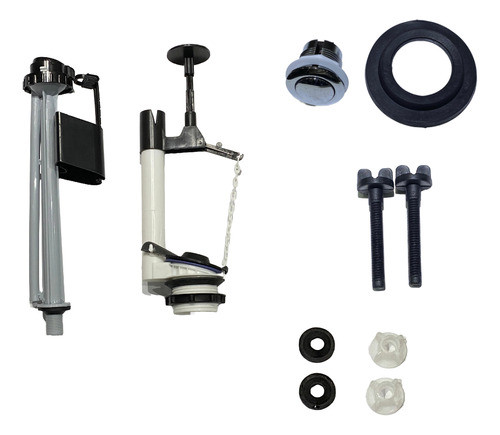 Kit Completo Para Mochila De Inodoro Boton Superior Apoyo Dl 0