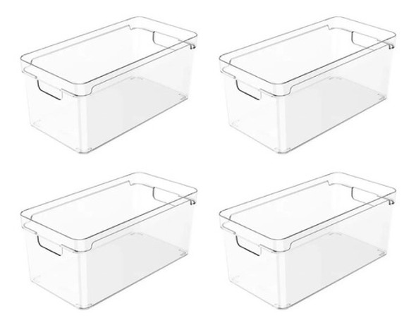 Organizador Transparente 30x15x13 Cm Ou X 4 (oc 300) 0