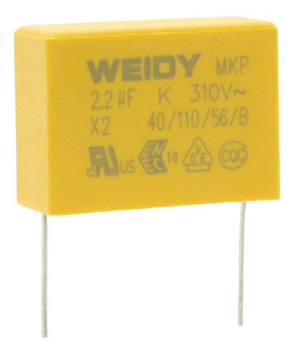 4 Capacitores Polipropileno 2.2uf X2 2200nf 310v Ac Mkp 225 0