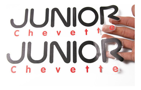 Kit Adesivos Chevrolet Chevette Junior Preto Cj002 Fgc 1 Kit Adesivos Chevrolet Chevette Junior Preto Cj002 Fgc 1