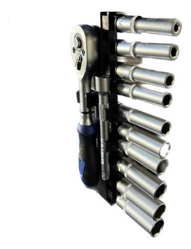 Juego Tubos Largos 1/4 Llave Crique Alargue 12pc Ruhlmann 0