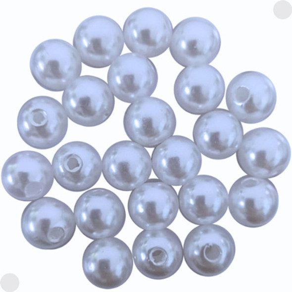 Perola Abs Inteira C/furo Branca 10mm 250gr 490 Pçs 0 Perola Abs Inteira C/furo Branca 10mm 250gr 490 Pçs 0