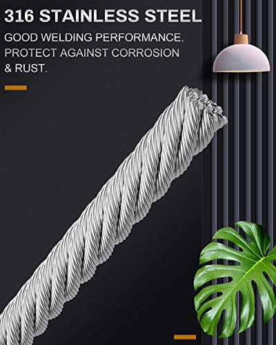 Cable Barandas De Cubierta De 1/8  Cortador, Acero Inox... 1