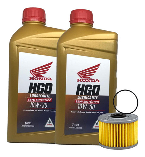 Kit Service Honda Filtro + Oring + Hgo Semi Tornado Twister 0