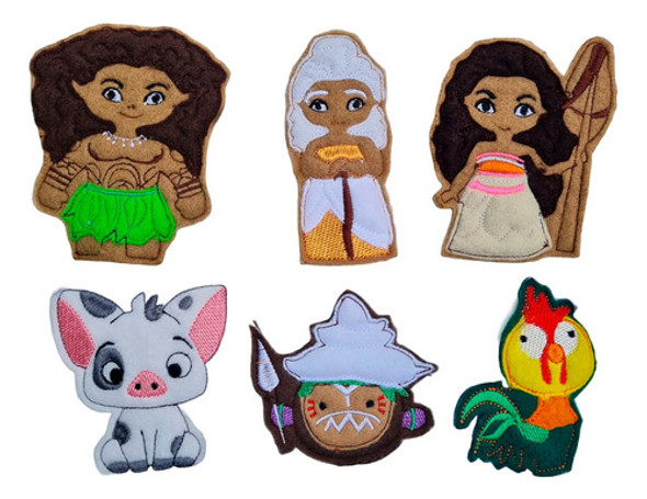 Títeres De Dedo - Moana X 6 0 Títeres De Dedo - Moana X 6 0
