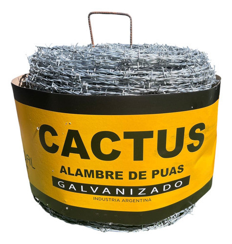 Alambre De Puas Galvanizado Rollo X 50 Mts 0