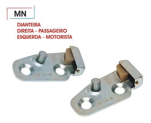 Par Batente Porta Dian Direita Esquerda Ford F75 1966 A 1981 1