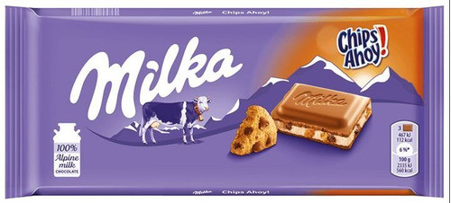 Kit 5 Chocolate Milka Chips Ahoy 100g 1