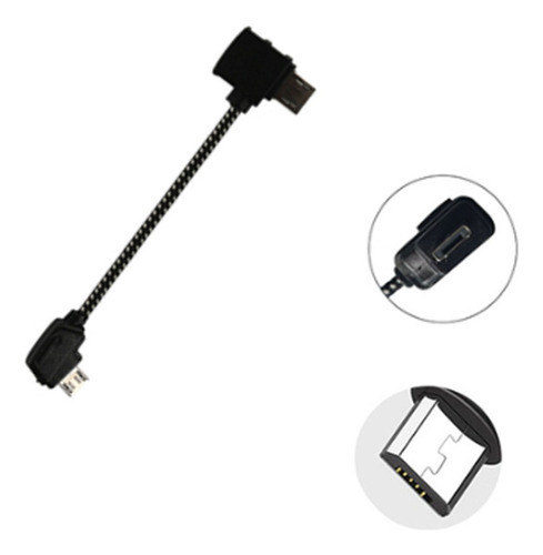 Cabo Dados Rc Quadrado Para Micro Usb Controle Drones Dji 0
