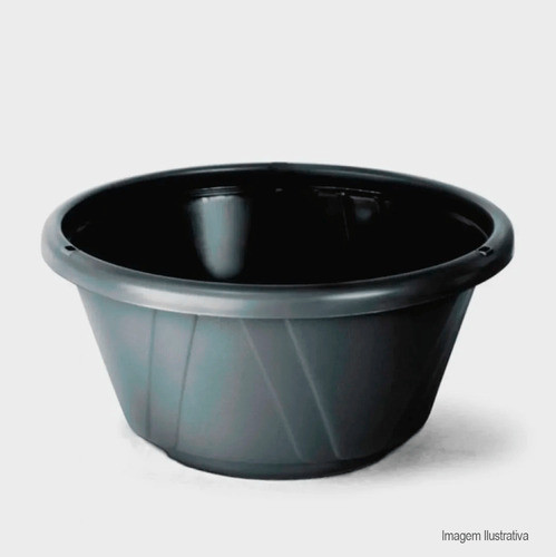 Vaso Cuia Nobre N03 Com Prato Preto - Nutriplan 0