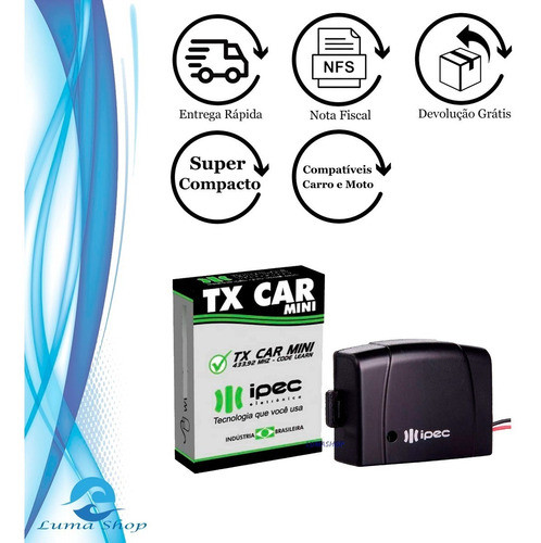 20 Controle Portão Farol Carro Tx Car Ppa Garen Rcg Moto 1