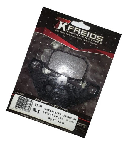 Pastilha De Freio Dianteiro Kawasaki Vn 800 Vulcan Ano 95-05 0