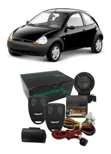 Alarme Ford Ká Antigo Comfort Com Dois Controles 0