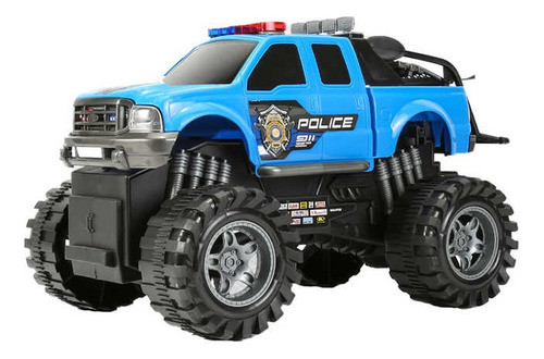 Jeep Camioneta De Juguete 4 X 4 Modelo Police 0