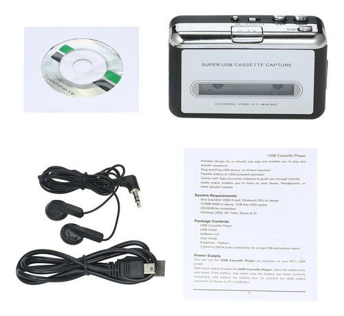 Conversor De Fita Para Mp3 De Cassete De Captura De Cassete 1
