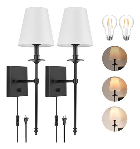 Juego De Dos Apliques De Pared Regulables Encomli, Apliques 0