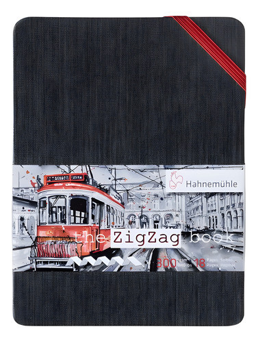 Caderno Hahnemuhle Watercolour The Zigzag Book A6 Retrato 0