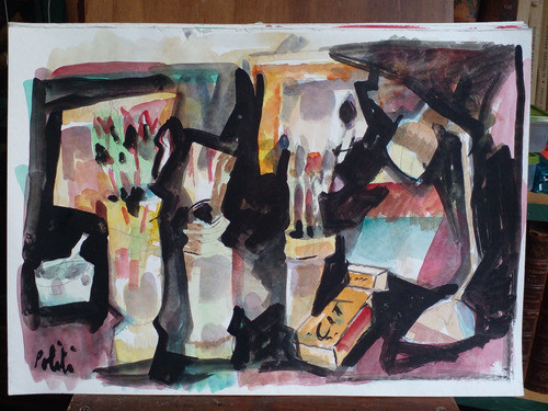 Acuarela Sobre Papel- Obra Original Firmada Horacio Politi 0