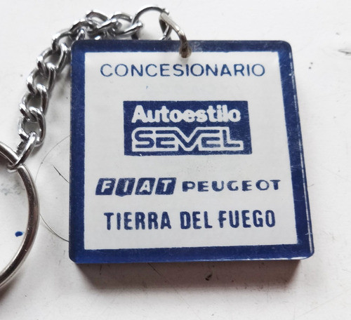 Llavero Antiguo Fiat Insignia Agencia Preto Sevel 128 Iava 0