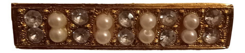 Antiguo Prendedor Broche Metal Dorado Bañado En Oro C°9677le 1