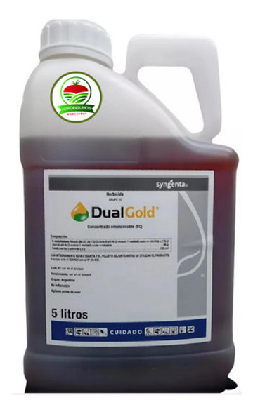 Dual Gold Syngenta 5 Lt Metolacloro Preemergente 96% 0