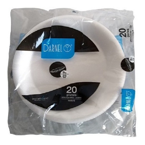 Prato Isopor Darnel Refeição 23cm C/100un Festa Descartável 0 Prato Isopor Darnel Refeição 23cm C/100un Festa Descartável 0