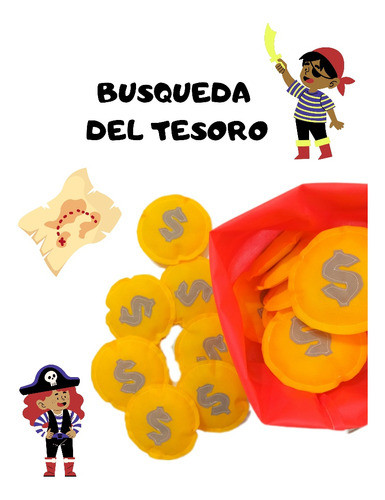 Juego Busqueda Del Tesoro De Tela 0