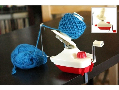 Devanador Ovillador Manual Con Madejero Para Lana E Hilo 1