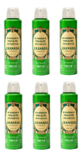 Kit Granado Fresh Para Pés 6 X 100ml 0