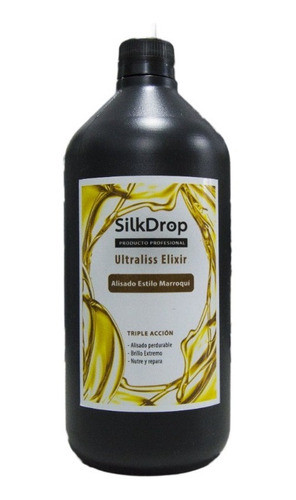 Alisado Capilar Estilo Marroquí - Silkdrop - 1 Lt. 0