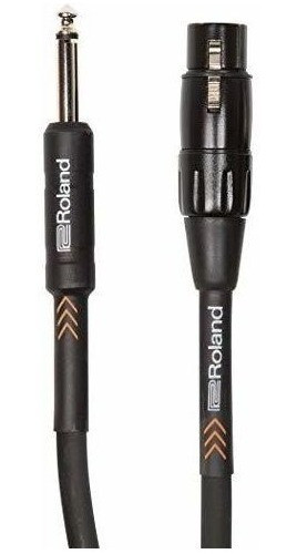 Cable De Micrófono Roland Black Series Hi-z, 20 Pies 0