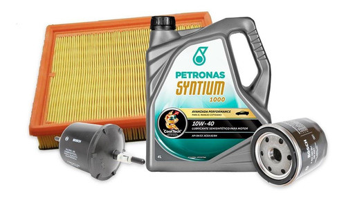 Kit Filtros + Aceite Syntium Ford Ka 1.0i Rocam Desde 00 0
