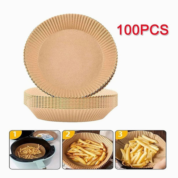 100 Folhas Cozinhar Prato De Papel Kit Fritadeira A Ar Cozin 0