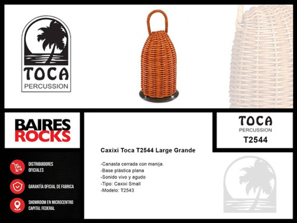 Caxixi Toca T2544 Large Grande Shaker Maraca 1