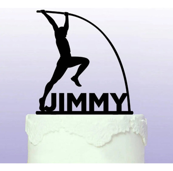 Cake Topper Adorno Torta - Salto En Garrocha Personalizado 0 Cake Topper Adorno Torta - Salto En Garrocha Personalizado 0