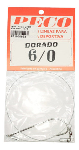 Linea Peco P Dorado Nro. 6 0 0
