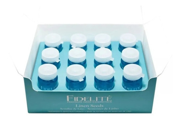 Ampollas Reestructurante Semillas De Lino + Shaker  Fidelite 1 Ampollas Reestructurante Semillas De Lino + Shaker  Fidelite 1