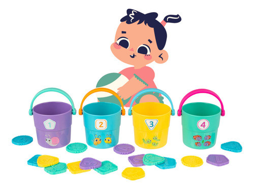 Juguete Count And Match In The Veggie Patch Playgro 0