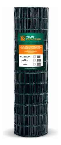 Tela Cerca Jardim Revestida Verde 1,2m X 25m - Fronteira 0