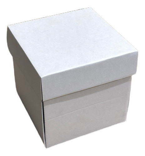 Caja De Cartón Para Envios Respuestos Blanca 15x15x15 X 50 U 0
