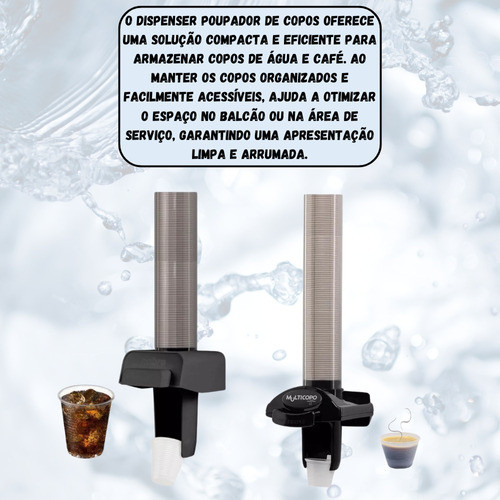 Suporte Porta Copos Descartável Preto De Café 50ml Nobre 1