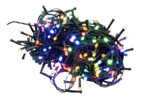 Tira Luces Navidad Led X100 220v 5 Mts Luz Arroz Multicolor 0