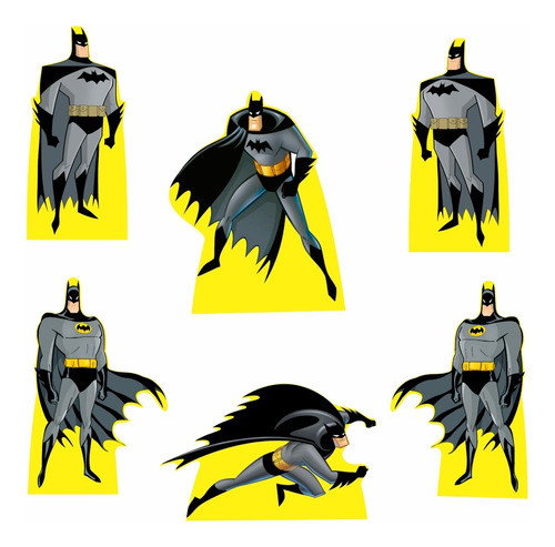 Kit Festa Batman Kit Com 2 Baleiros + 6 Totens De Mesa 1