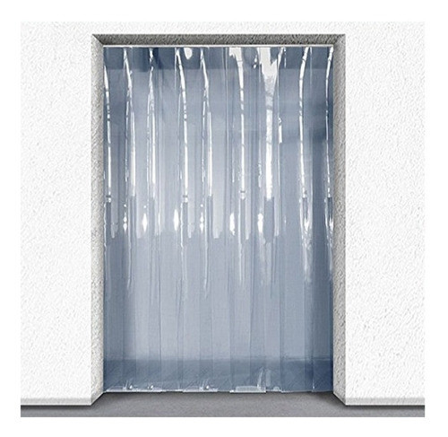 Cortina De Pvc Para Câmara Fria-  Alt 2,00 X Larg 0,90m 0