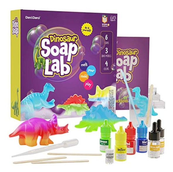 Kit De Fabricación De Jabón Dino Para Niños - Kits De Cienci 0