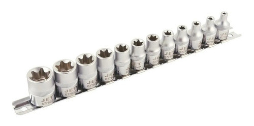 Juego Tubos Estrella Torx 1/2 9 Pzs Eurotech Zona Norte 0