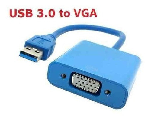 Cable Adaptador Usb 3.0 A Vga Nuevo Multi Pantalla 1080 1