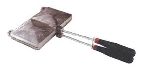 Tostador Tostadora Sandwichera Doble Con Mango De Madera 0